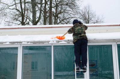 Roof Flashing in Winter